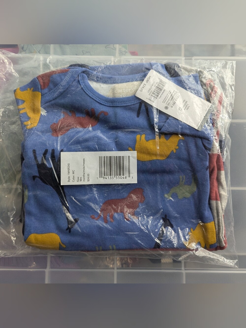 4 for 25🔥 NWT Carter's Short Sleeve Onesies (3 x 18M)